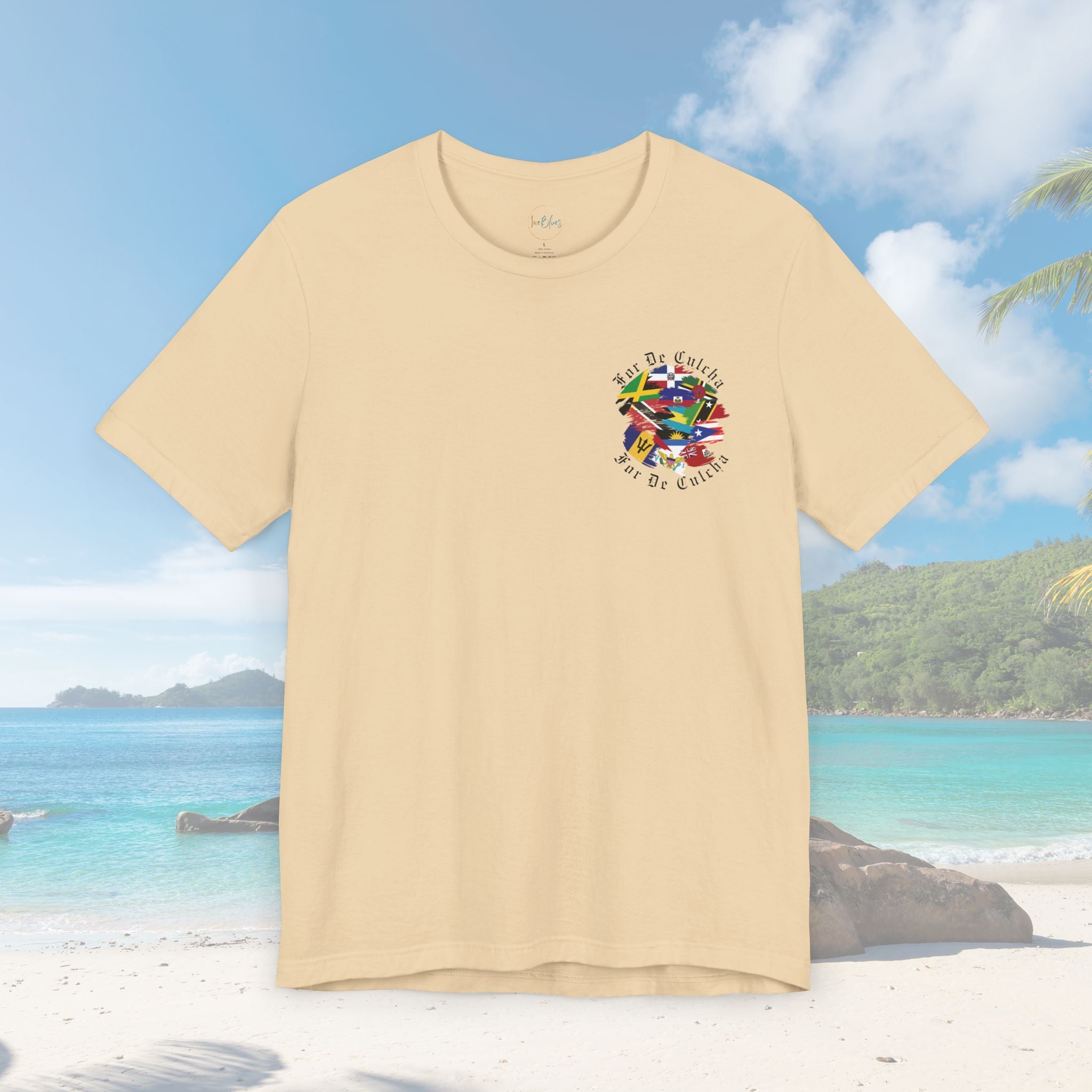 For The Culture Caribbean Flags Unisex T-Shirt - Irie Blues Boutique