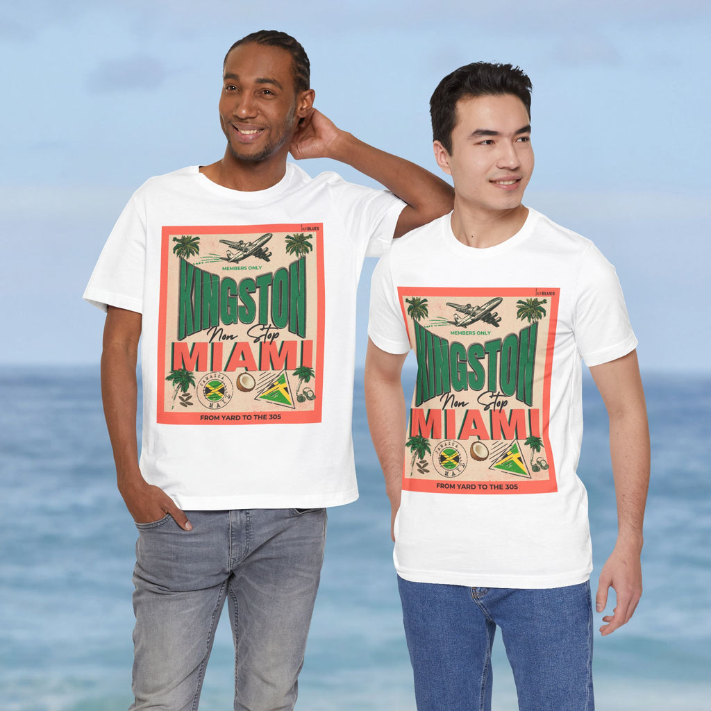 Kingston to Miami Vintage Travel T-Shirt - Irie Blues Boutique