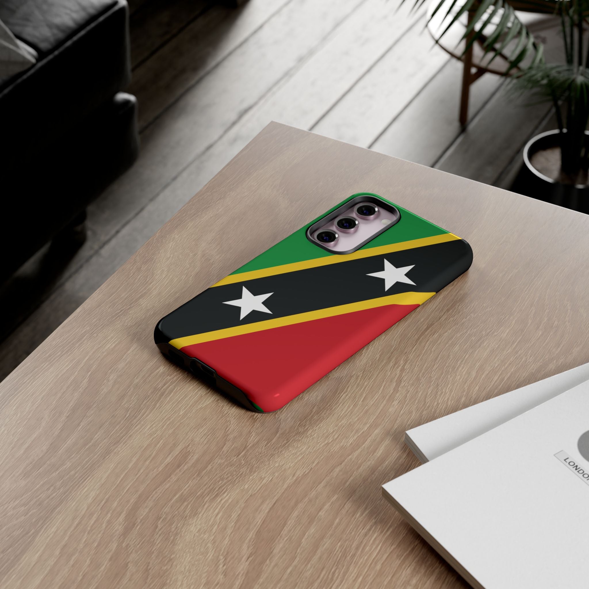 Saint Kitts and Nevis Flag Tough Phone Case