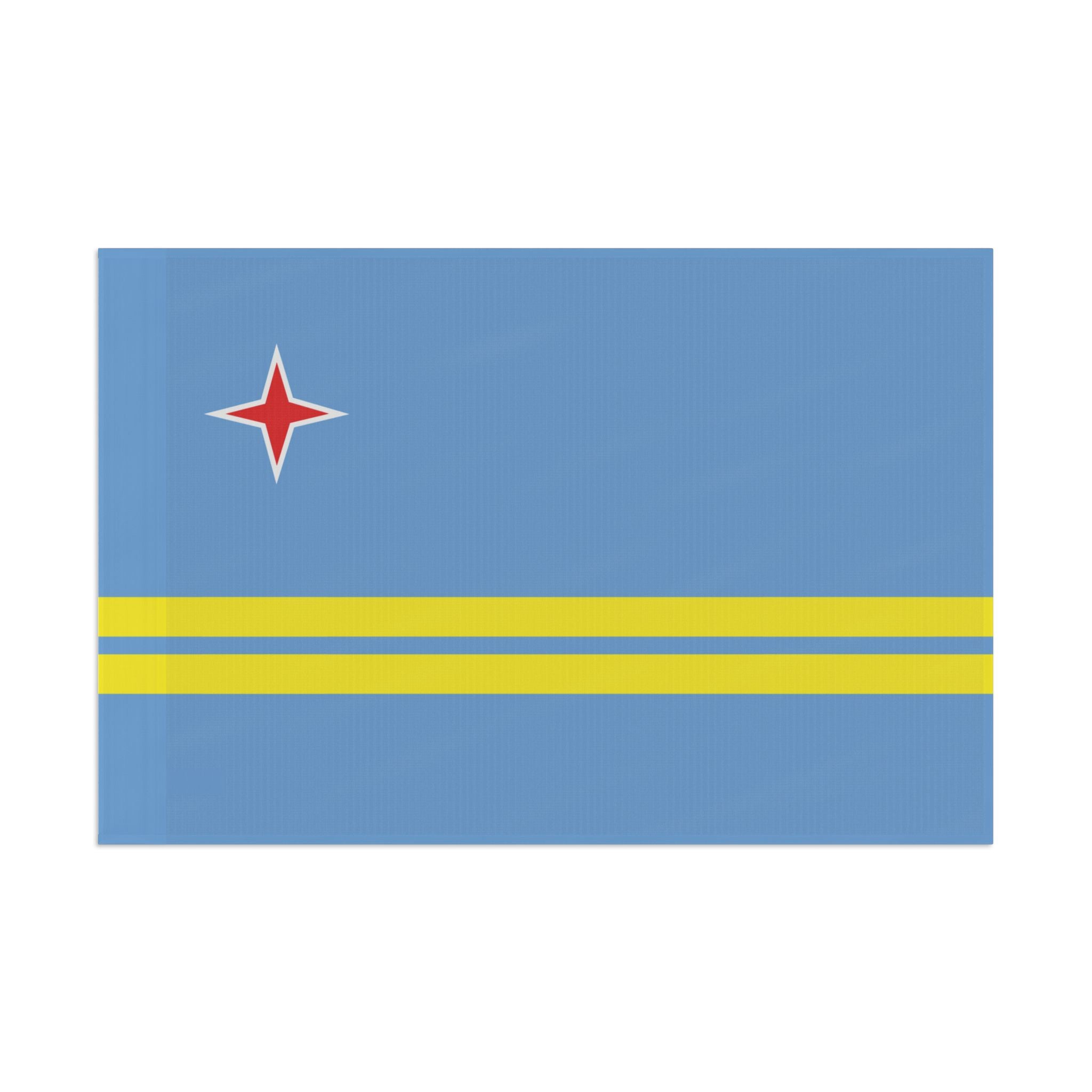 Aruba Flag Wall Art - Irie Blues Boutique