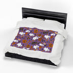 Spooky Vibes Velveteen Plush Blanket