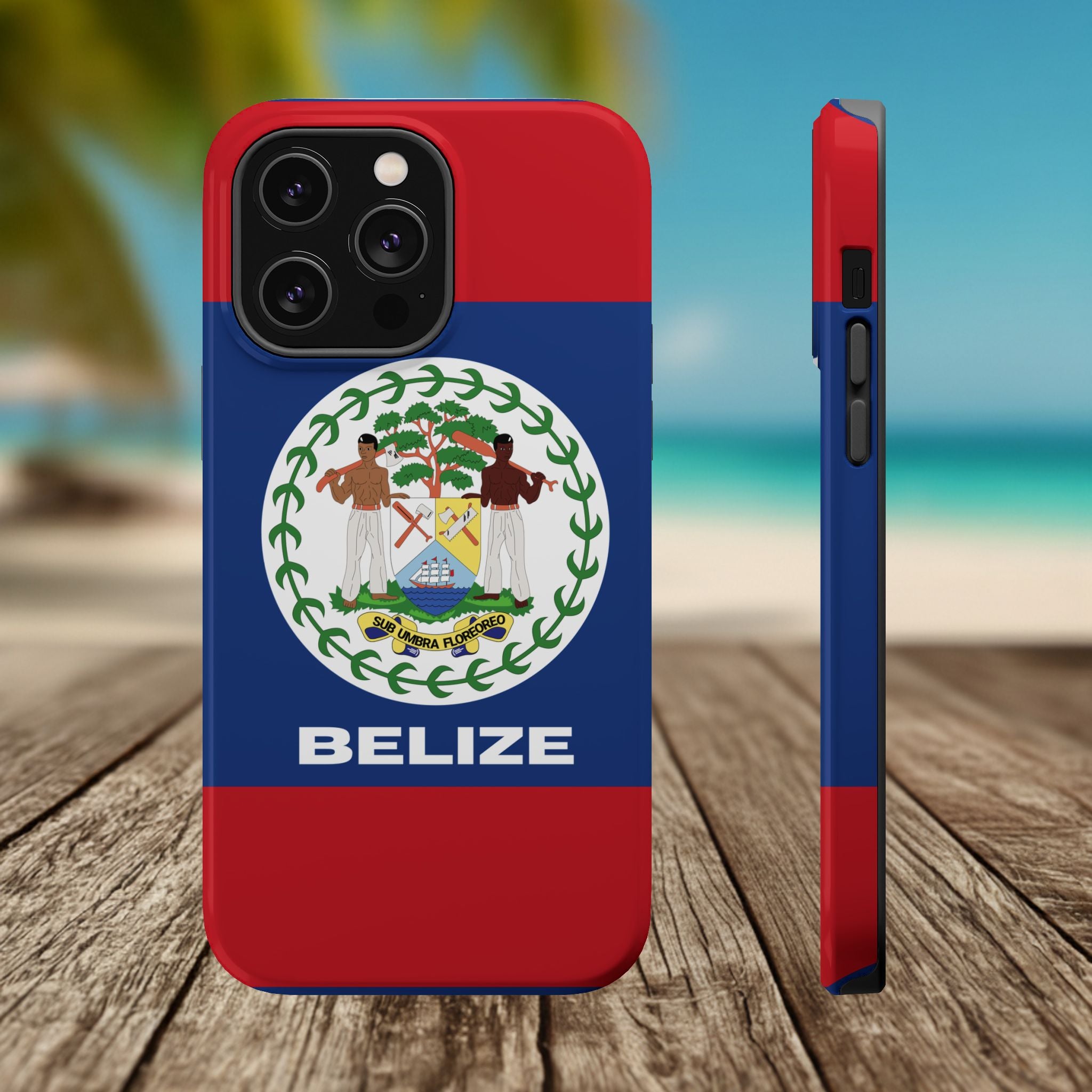 Belize Flag Magnetic Case - Irie Blues Boutique