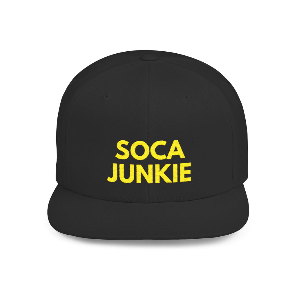 Soca Junkie Embroidery Snapback Hat - Irie Blues Boutique