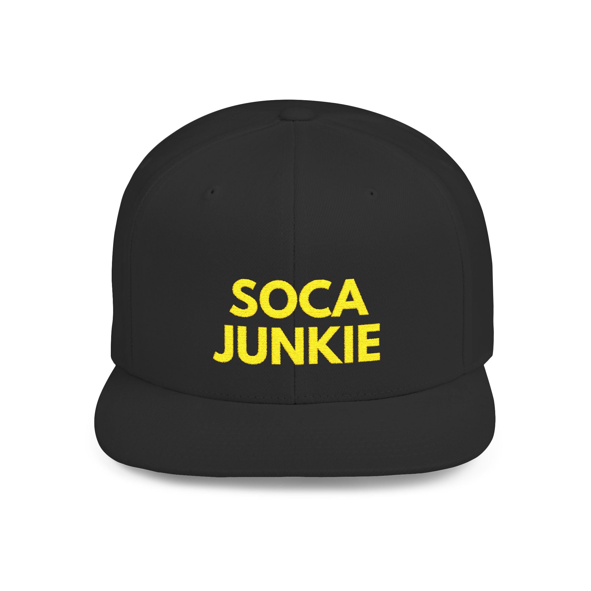 Soca Junkie Embroidery Snapback Hat - Irie Blues Boutique