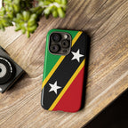 Saint Kitts and Nevis Flag Tough Phone Case