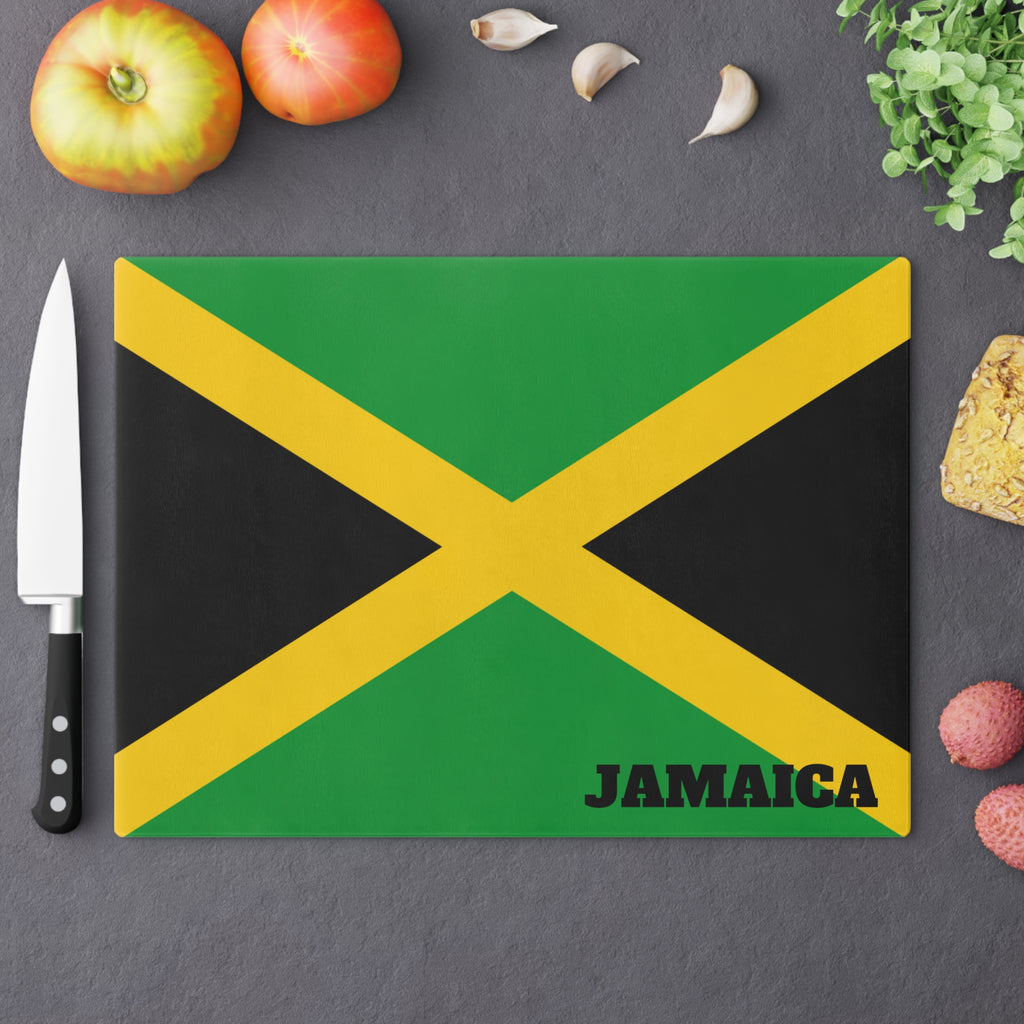 Jamaican Flag Cutting Board - Irie Blues Boutique
