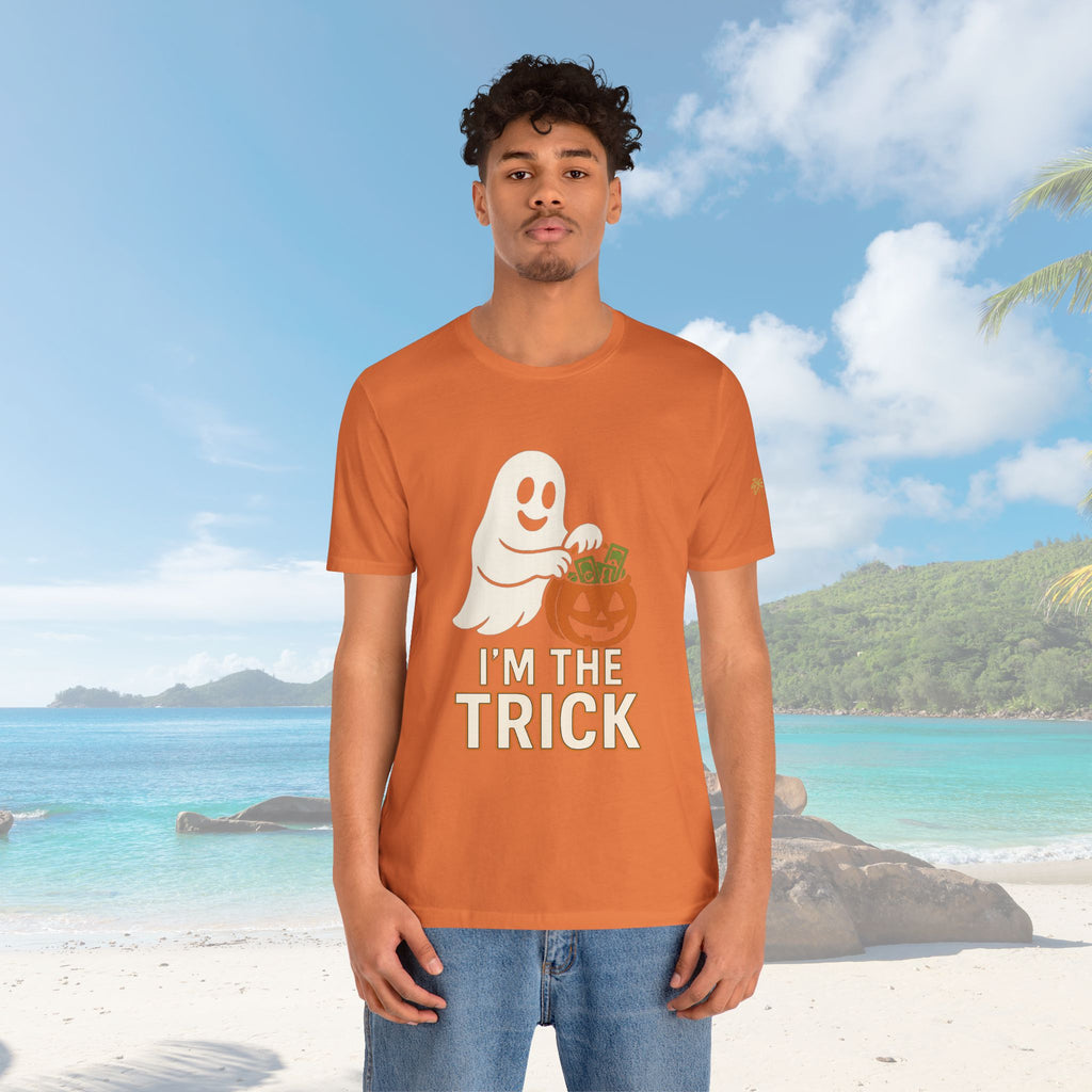 I'm The Trick Halloween Ghost Trick Tee - Irie Blues Boutique