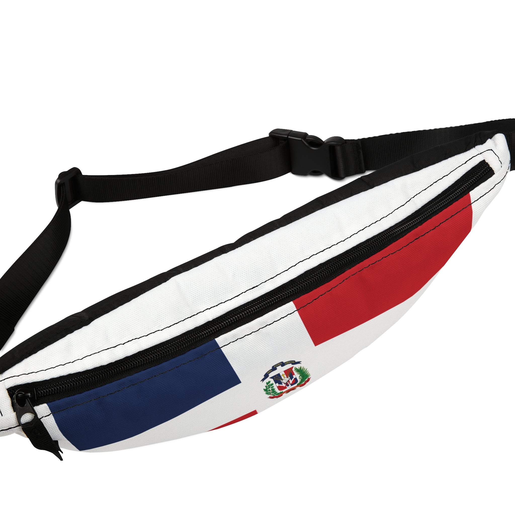 Dominican Republic Flag Fanny Pack - Caribbean Pride Waist Bag, Travel Money Belt, Festival Accessories, Vacation Bum Bag, Belt Pouch - Irie Blues Boutique