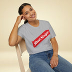 Red Stripe Unisex Softstyle T-Shirt - Irie Blues Boutique