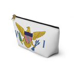 US Virgin Islands Accessory Pouch with T-Bottom