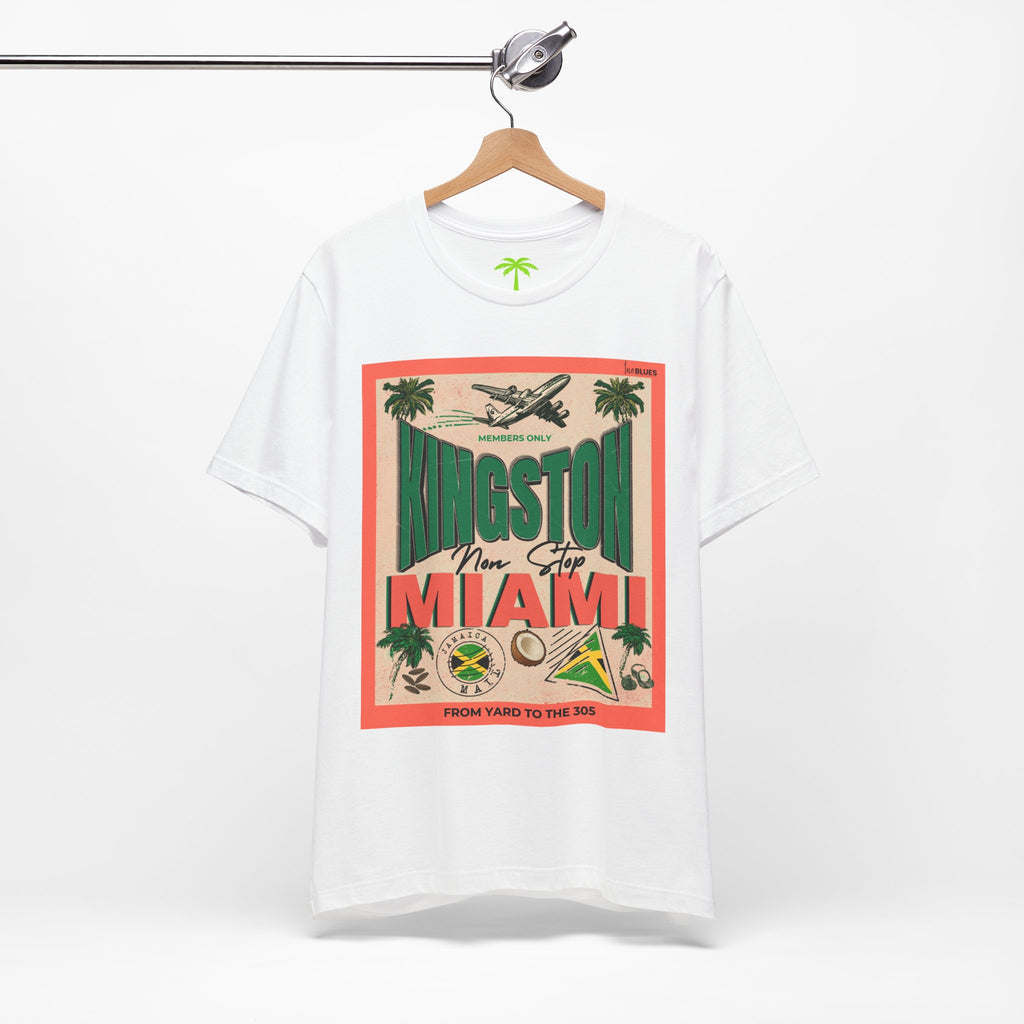 Kingston to Miami Vintage Travel T-Shirt - Irie Blues Boutique