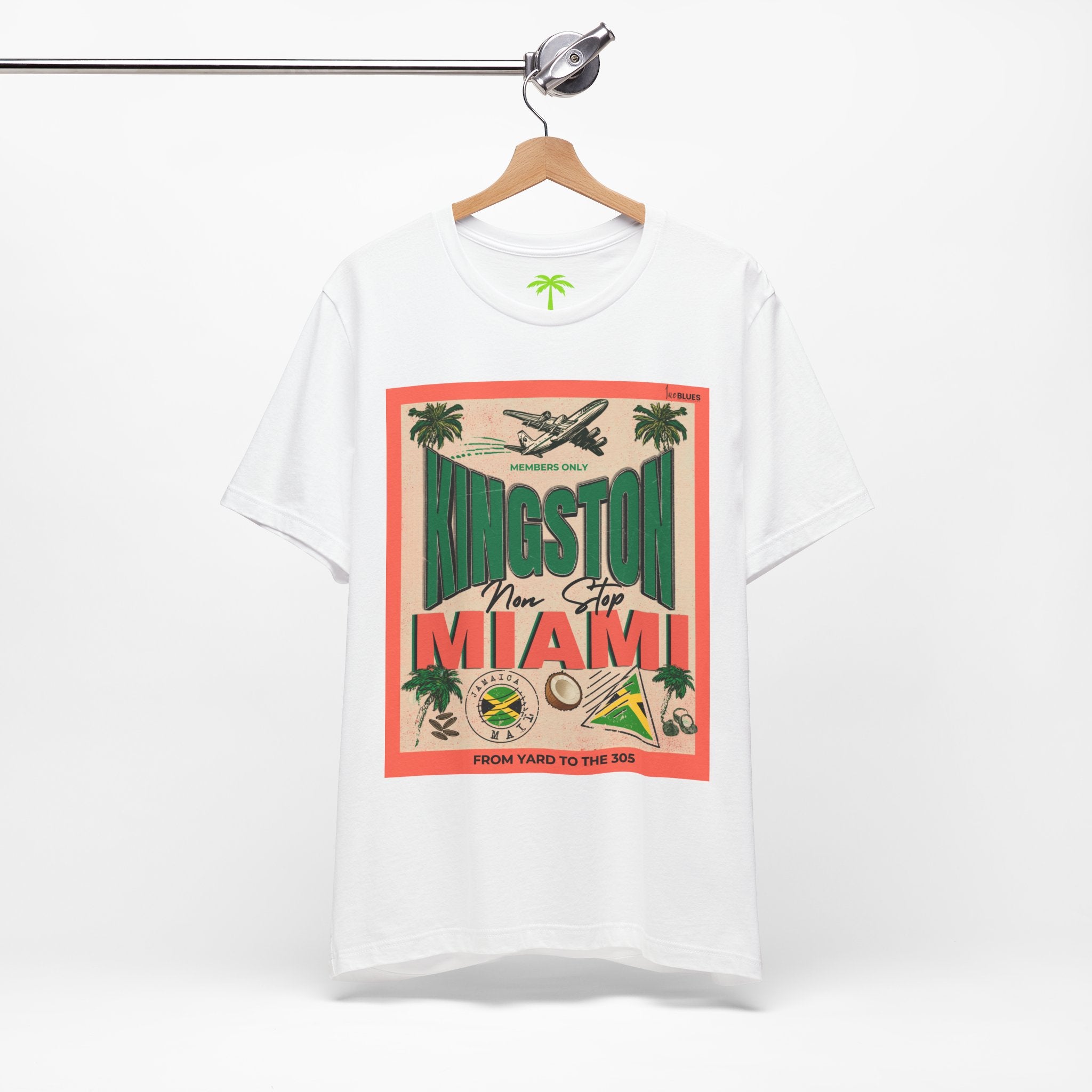 Kingston to Miami Vintage Travel T-Shirt - Irie Blues Boutique