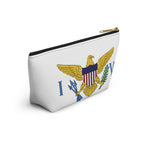 US Virgin Islands Accessory Pouch with T-Bottom