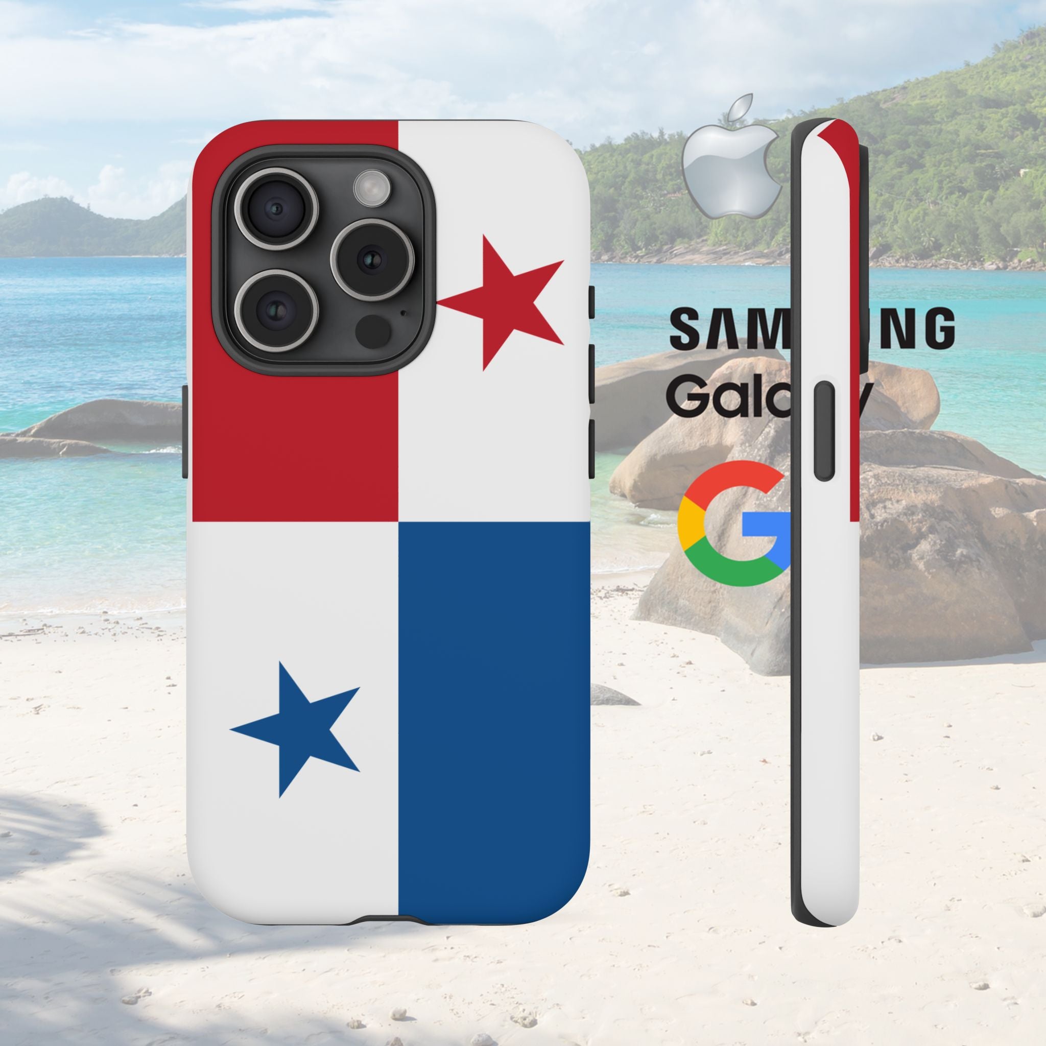 Panama Flag Tough Phone Case - Irie Blues Boutique