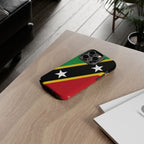 Saint Kitts and Nevis Flag Tough Phone Case