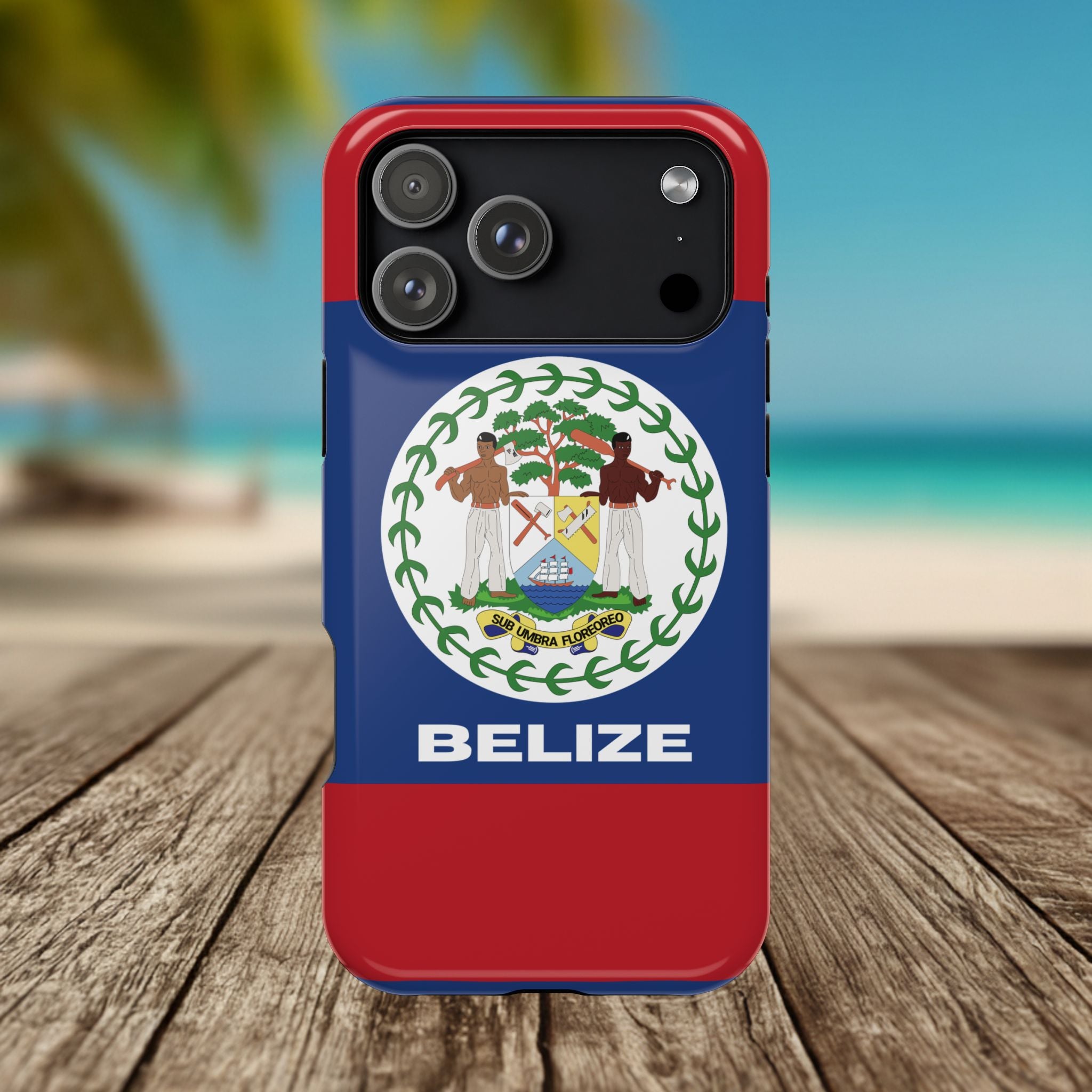Belize Flag Magnetic Case - Irie Blues Boutique