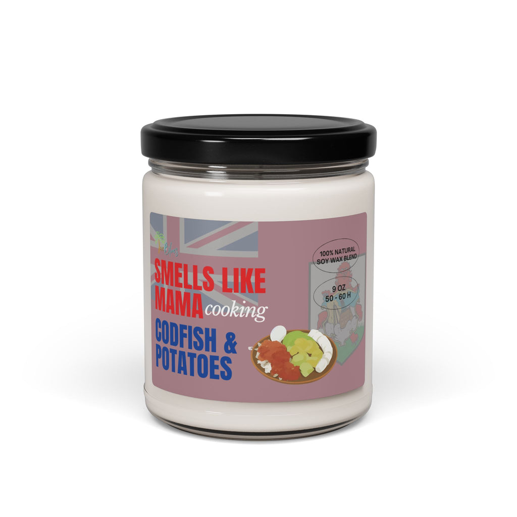 Mama Cooking Codfish & Potatoes Bermuda Scented Soy Candle, 9oz
