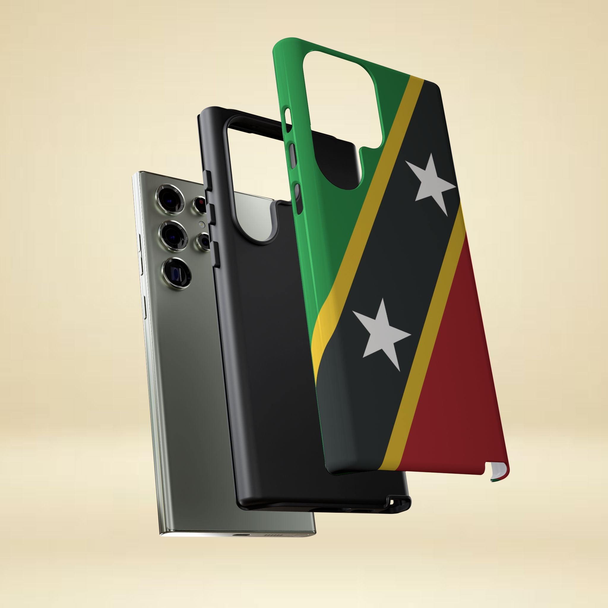 Saint Kitts and Nevis Flag Tough Phone Case