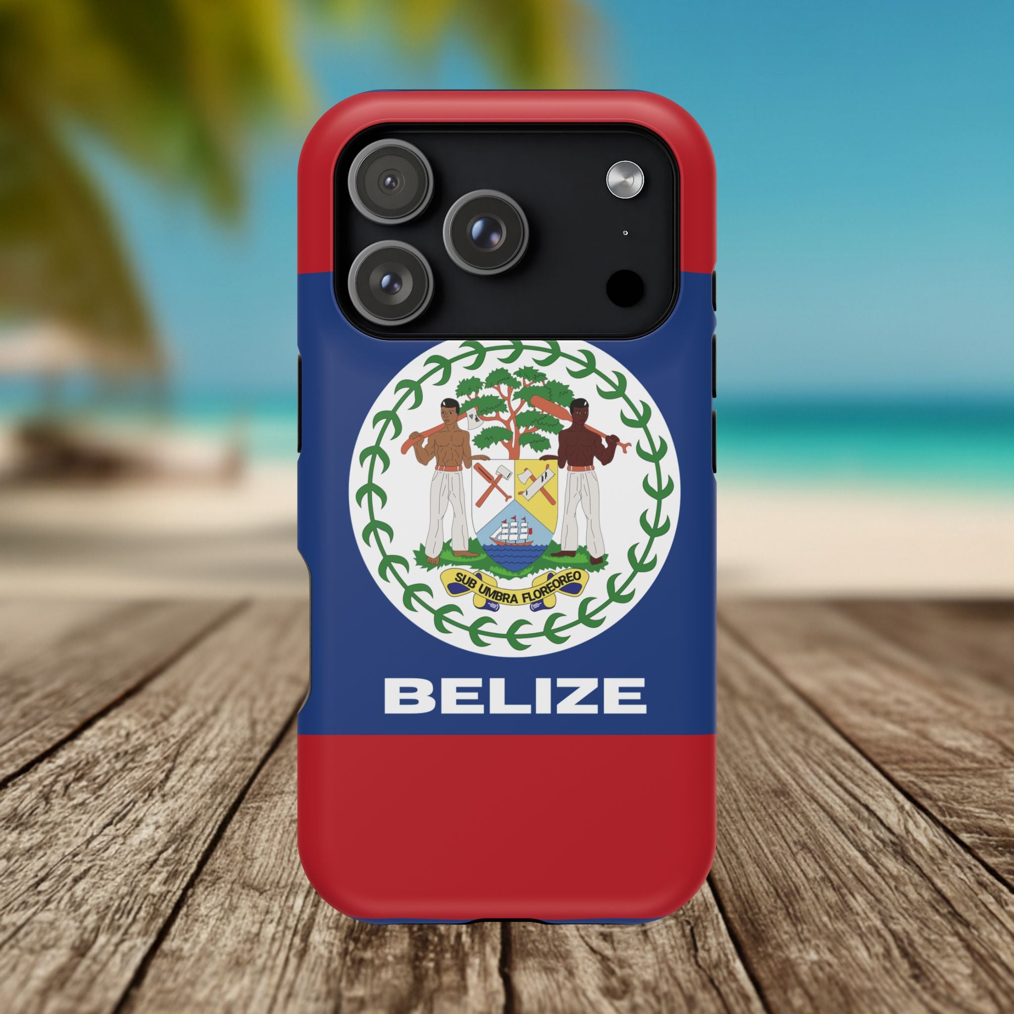 Belize Flag Magnetic Case - Irie Blues Boutique