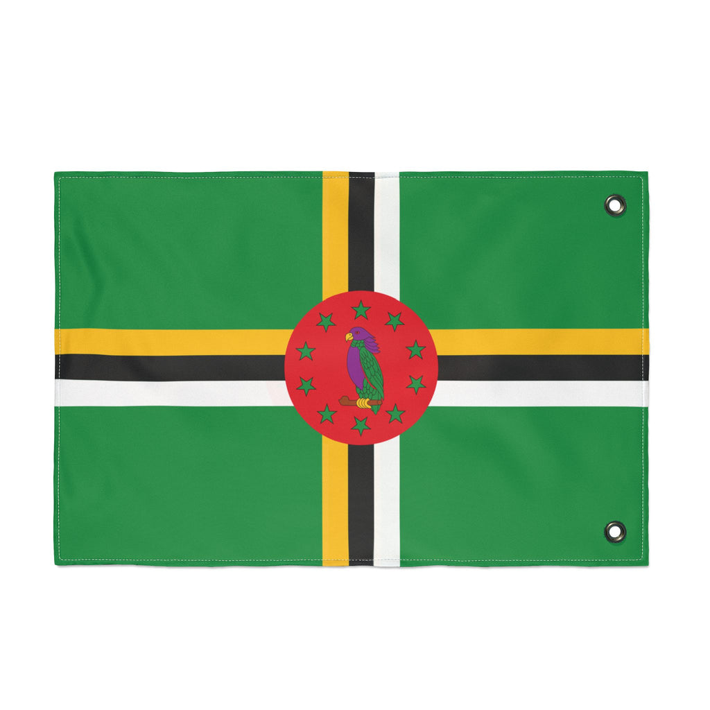 Dominica Flag Double Sided Flag