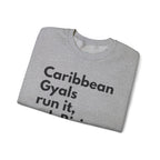 Caribbean Gyals Run It, Ask Riri Crewneck Sweatshirt