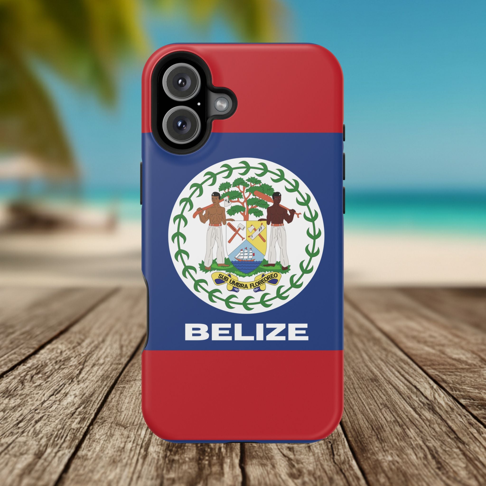 Belize Flag Magnetic Case - Irie Blues Boutique