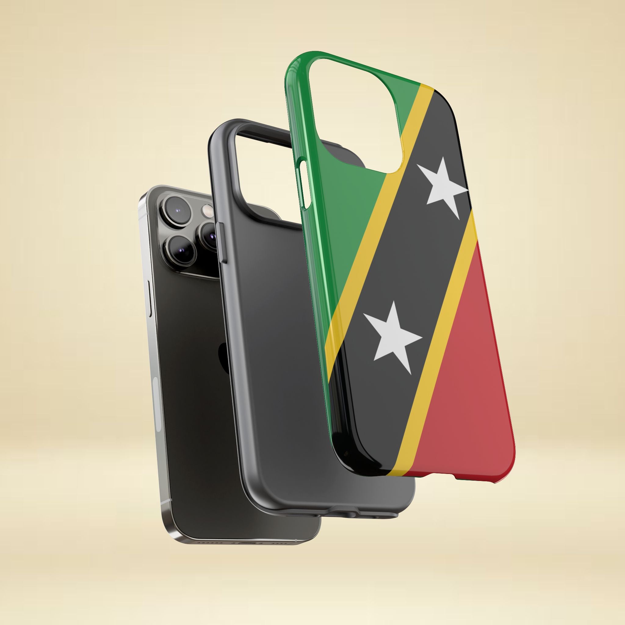 Saint Kitts and Nevis Flag Tough Phone Case -USVI Protective Phone Cover, Caribbean Flag Design, Flag Lover Gift, Island Phone Accessories, - Irie Blues Boutique