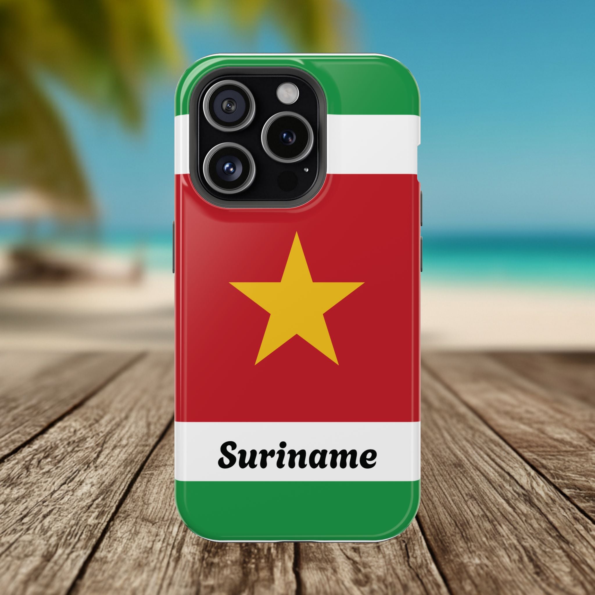 Suriname Flag Magnetic Case - Irie Blues Boutique