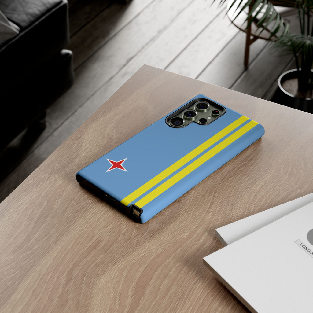 Aruba Flag Tough Phone Case - Irie Blues Boutique