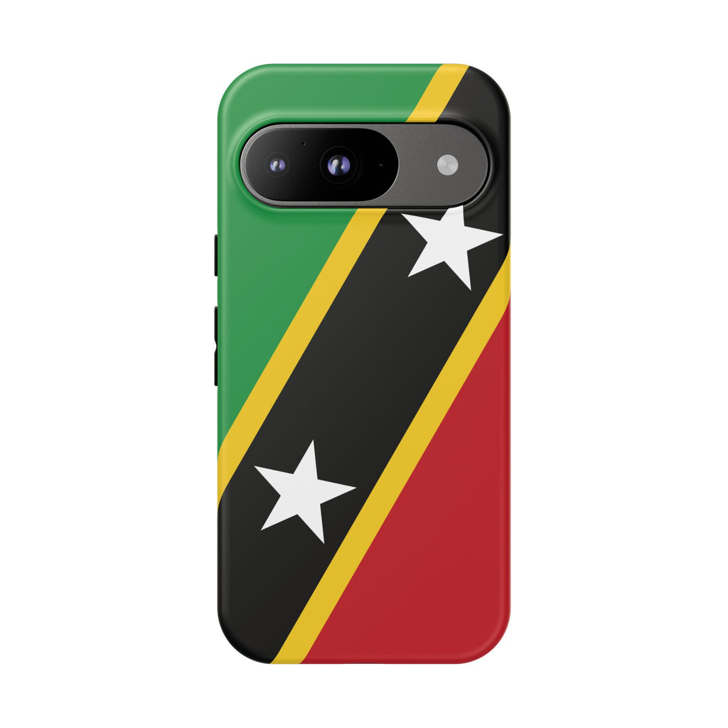 Saint Kitts and Nevis Flag Tough Phone Case - Irie Blues Boutique