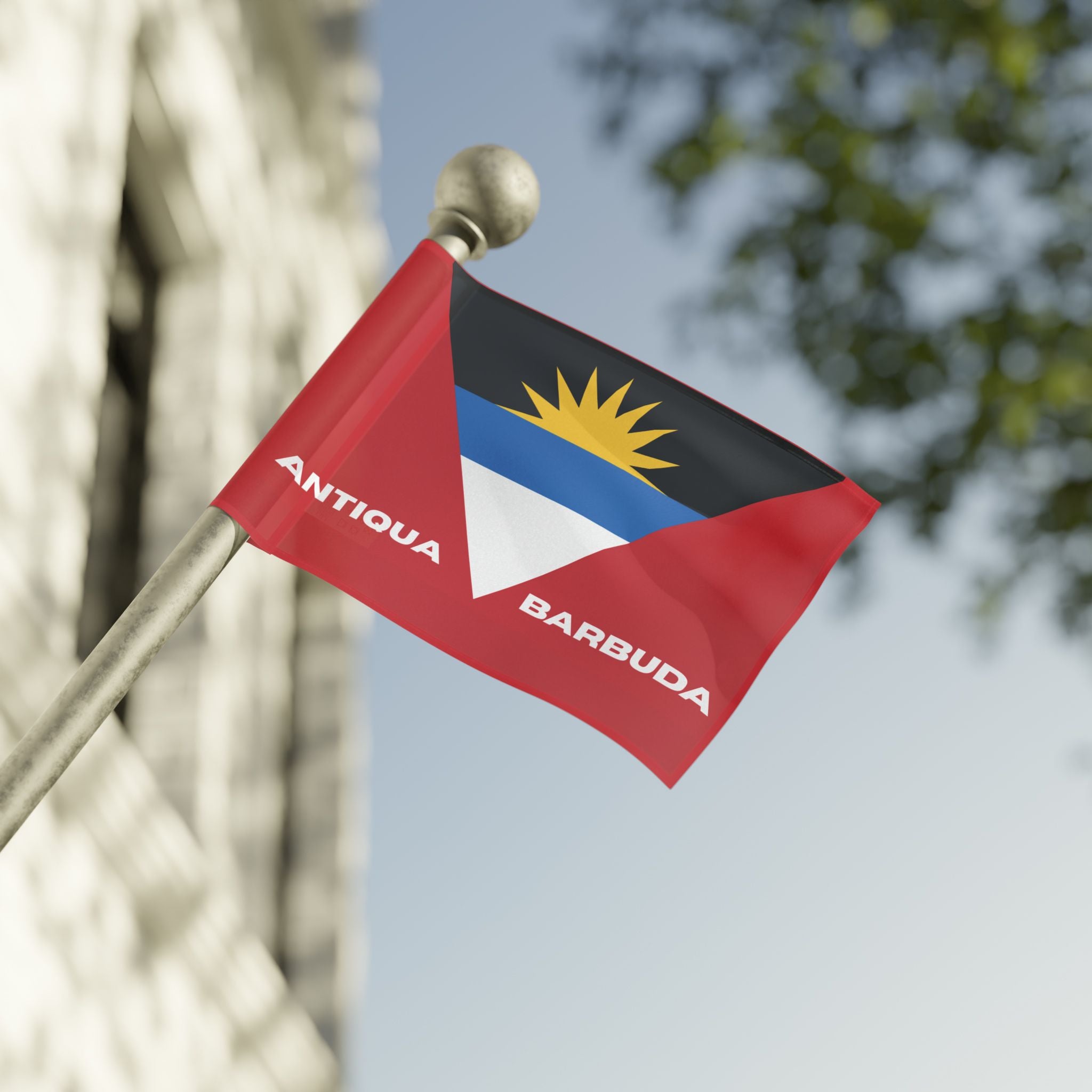 Antigua and Barbuda Flag Wall Art - Irie Blues Boutique
