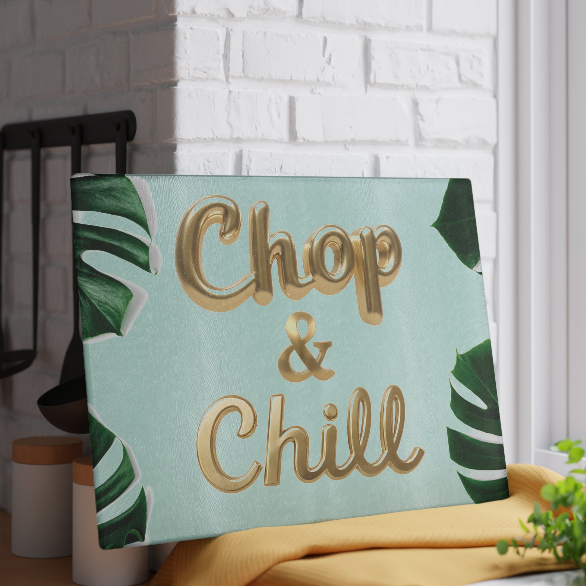 Chop & Chill Glass Cutting Board