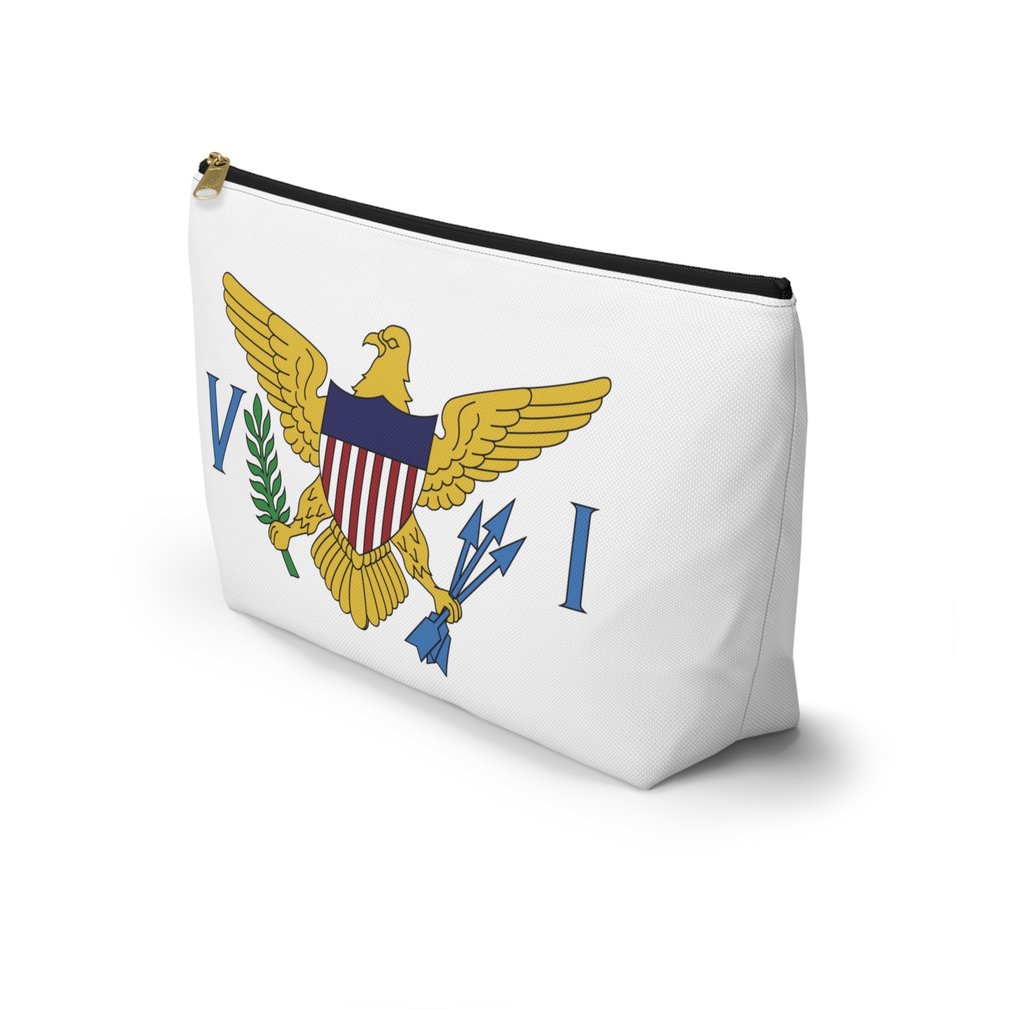US Virgin Islands Accessory Pouch with T-Bottom