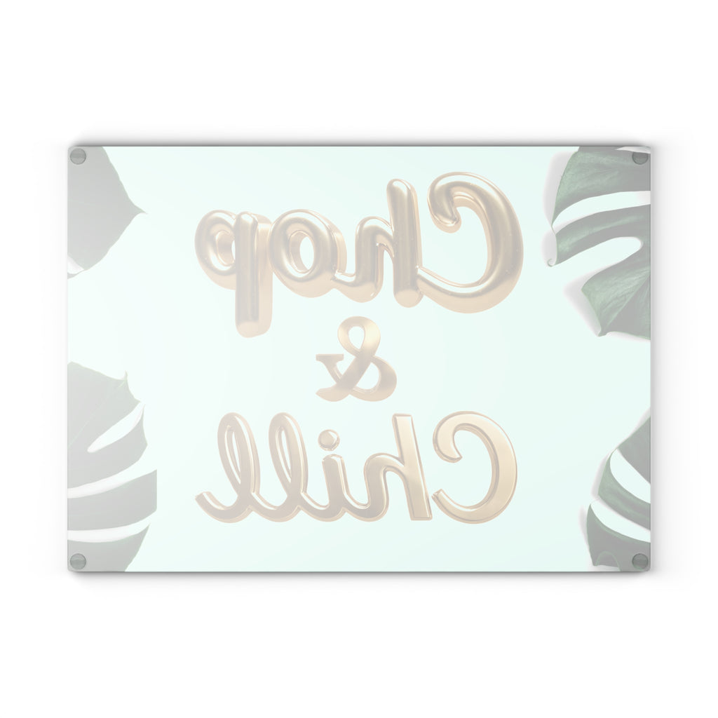 Chop & Chill Glass Cutting Board