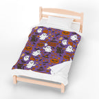 Spooky Vibes Velveteen Plush Blanket