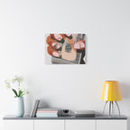 Nails & Money Chic Money Canvas Wall Art, Currency Home Decor, Motivational Wall Decor, Gift for Her, Trendy Room Decoration - Irie Blues Boutique