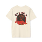 Give Me A Likkle More Vintage-Inspired Unisex T-Shirt, Fun Graphic Tee, Casual Wear, Summer Vibes, Framed Artwork for Collectors - Irie Blues Boutique
