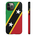 Saint Kitts and Nevis Flag Tough Phone Case - Irie Blues Boutique