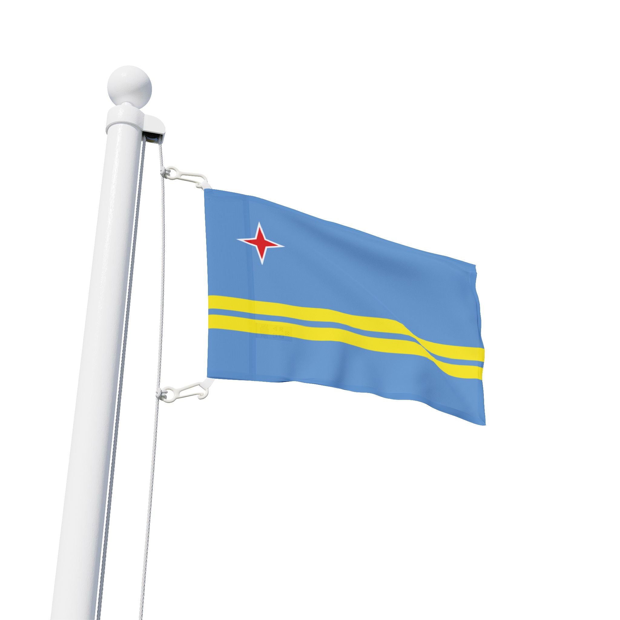 Aruba Flag Wall Art - Irie Blues Boutique