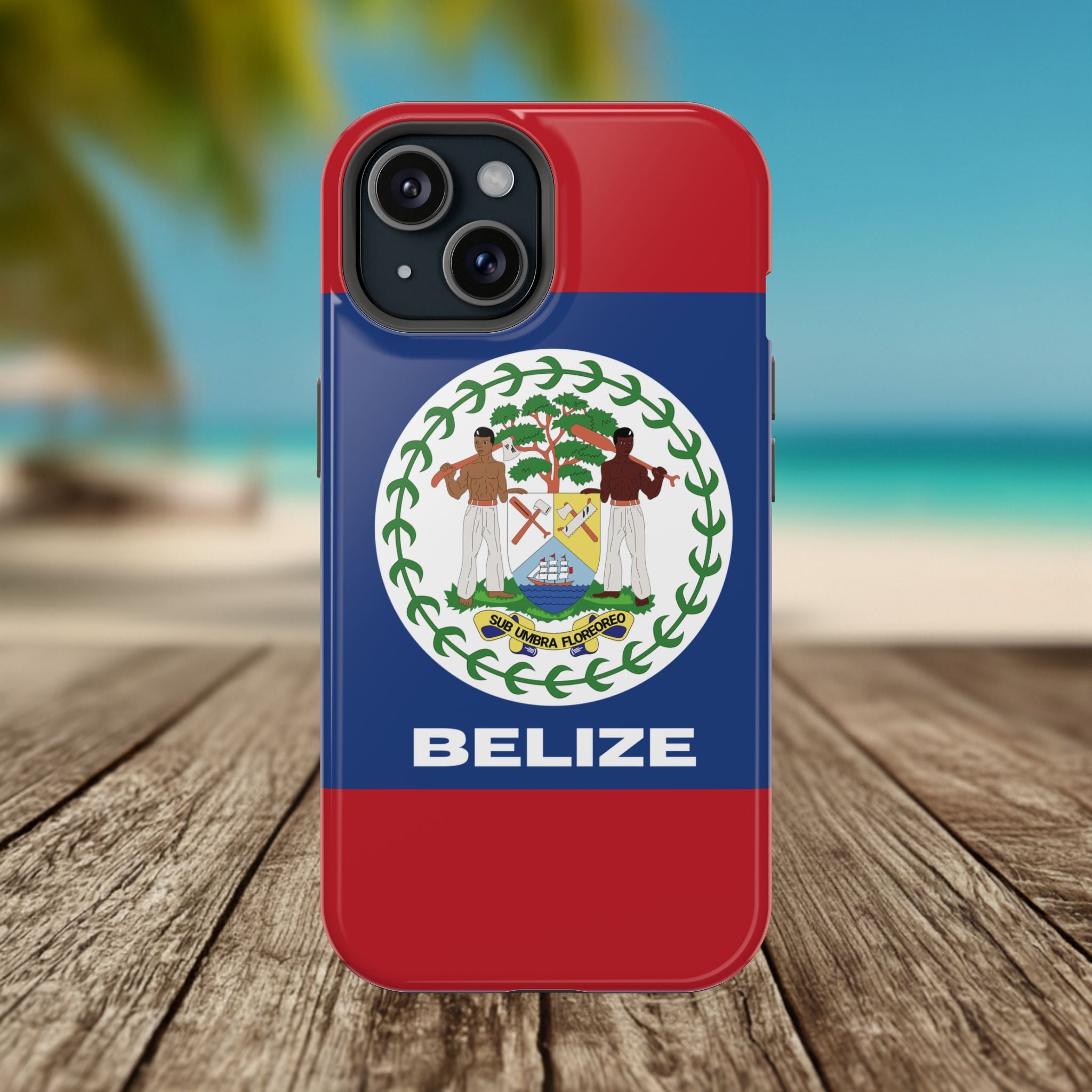 Belize Flag Magnetic Case - Irie Blues Boutique
