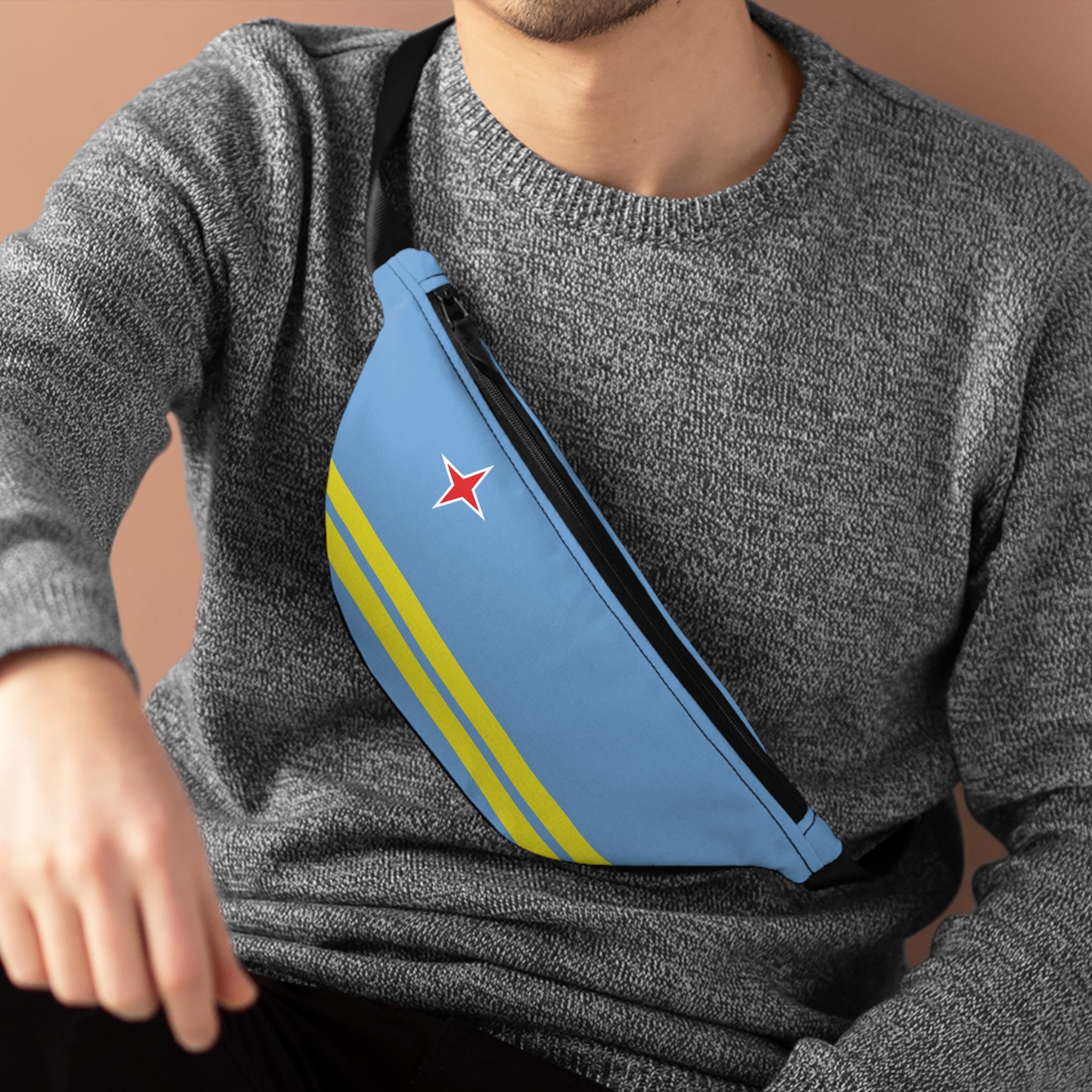 Aruba Flag Fanny Pack - Irie Blues Boutique