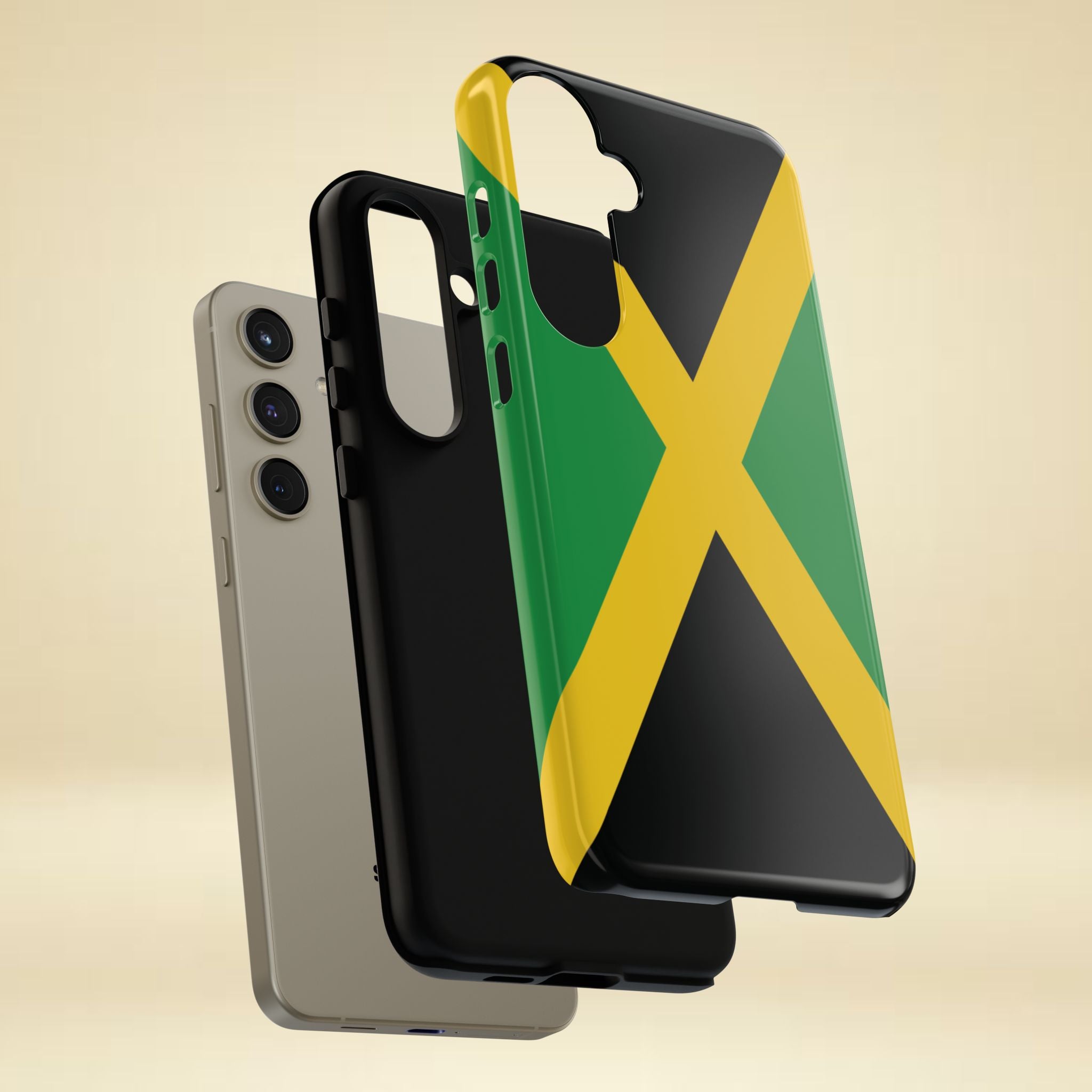 Jamaica Flag Tough Phone Case