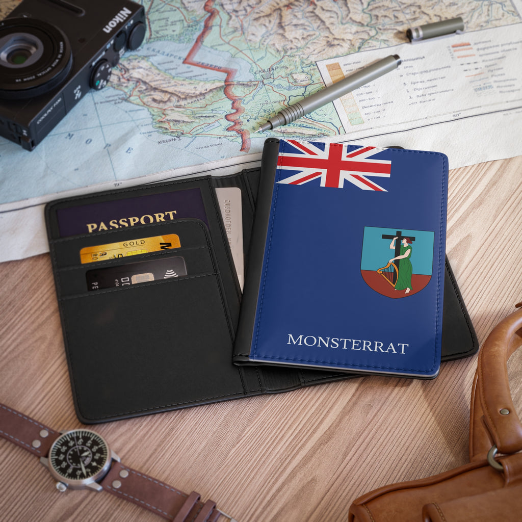Montserrat Flag Passport Cover - Irie Blues Boutique