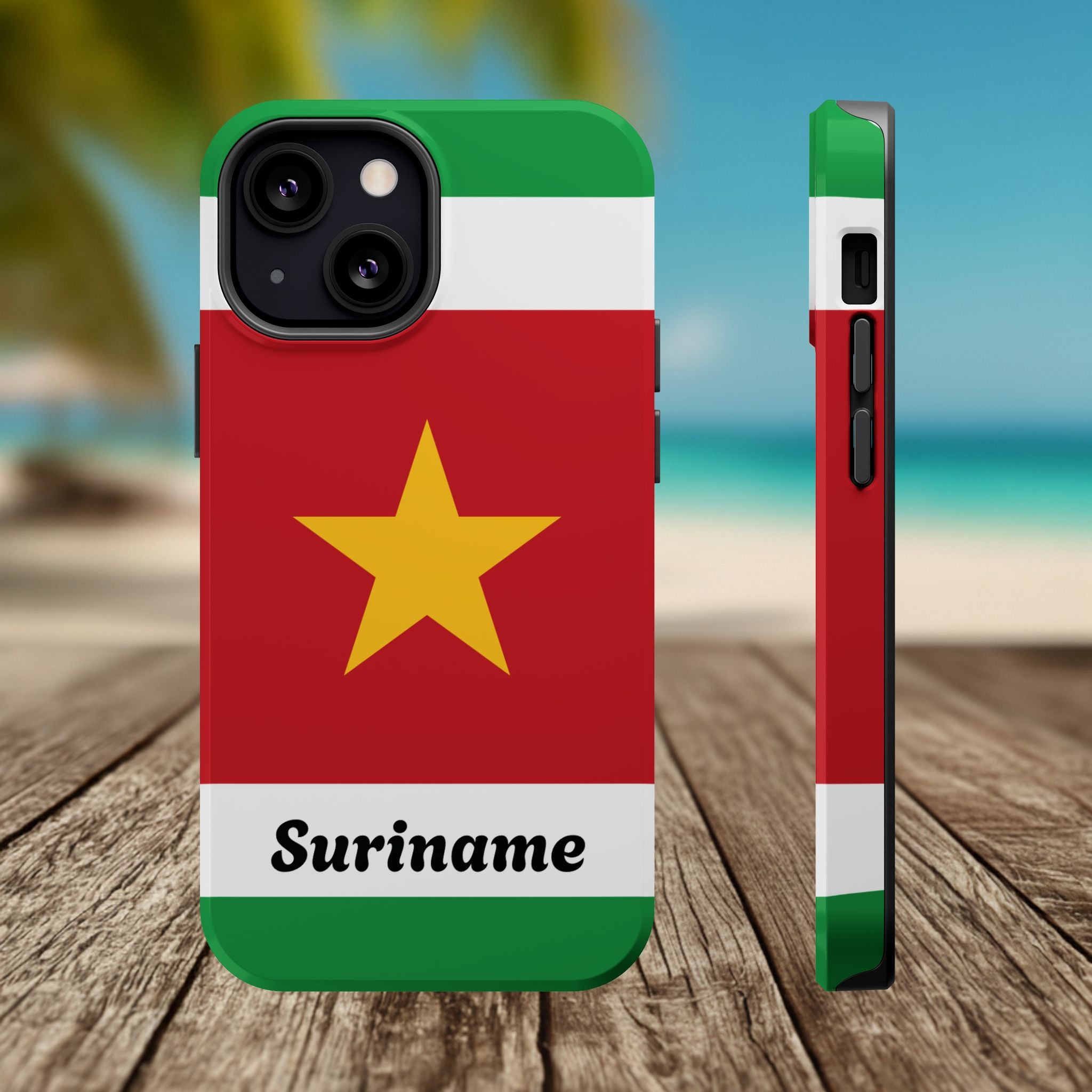 Suriname Flag Magnetic Case - Irie Blues Boutique