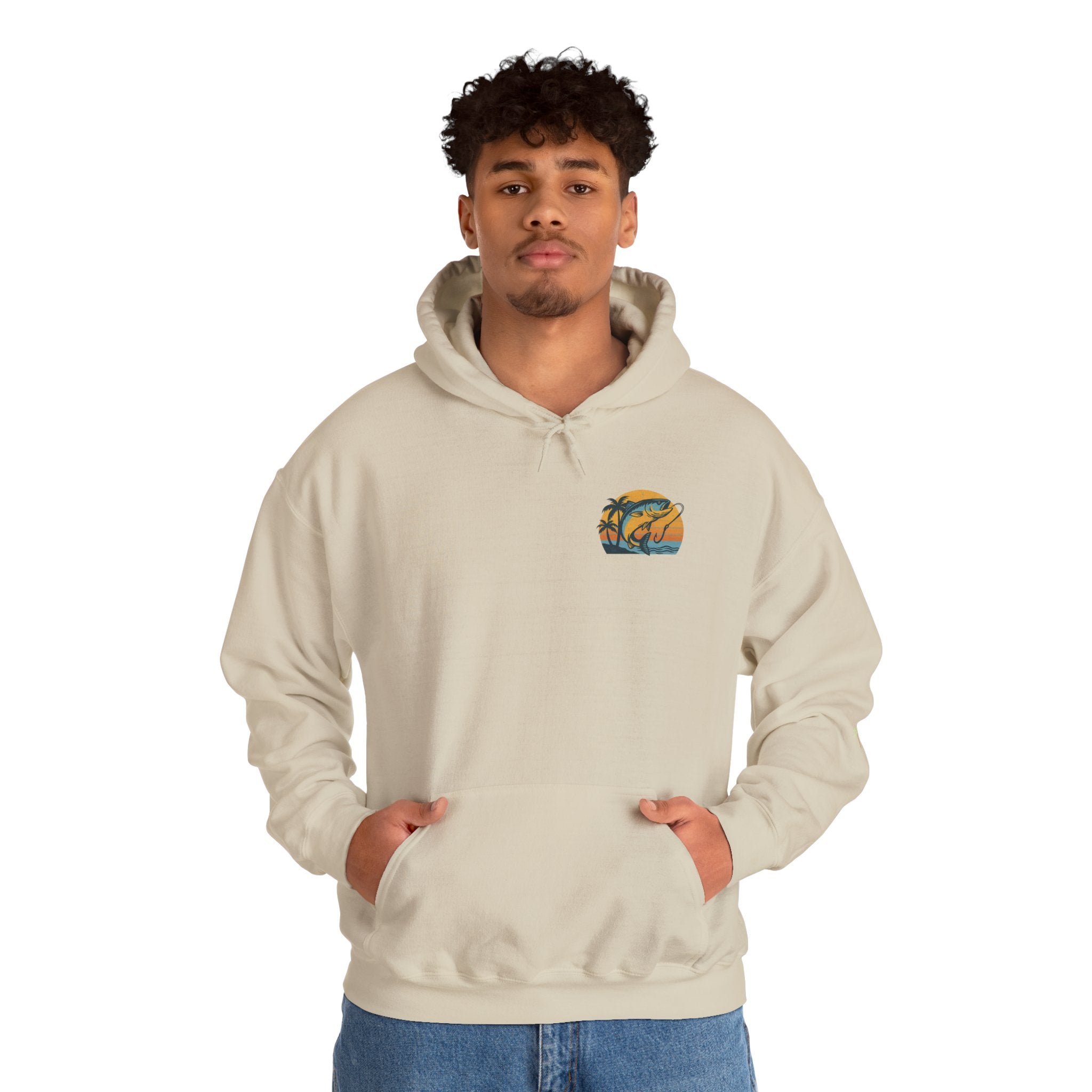 Hook on Island Time Fishin Hooded Sweatshirt - Irie Blues Boutique