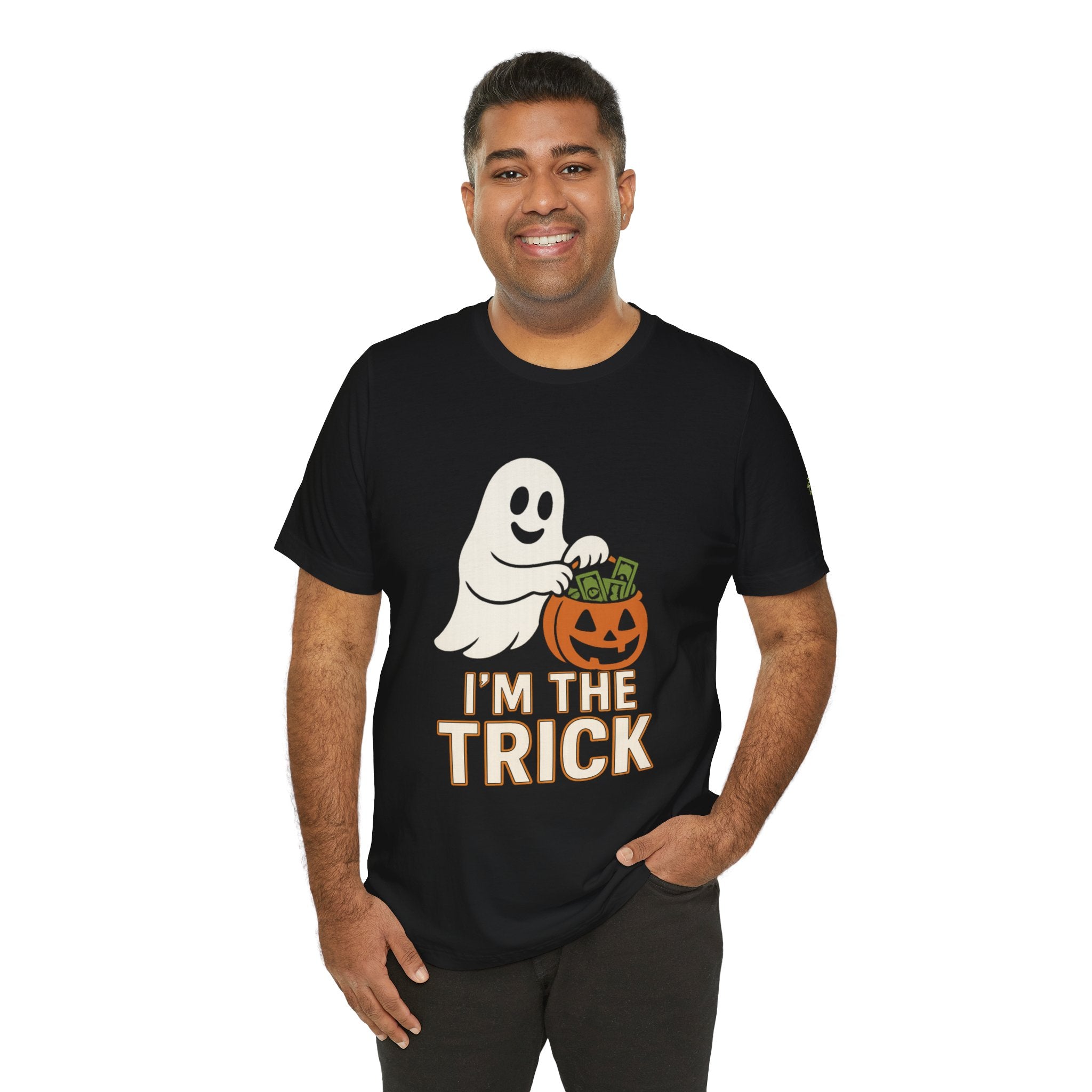 I'm The Trick Halloween Ghost Trick Tee - Irie Blues Boutique