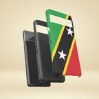 Saint Kitts and Nevis Flag Tough Phone Case -USVI Protective Phone Cover, Caribbean Flag Design, Flag Lover Gift, Island Phone Accessories, - Irie Blues Boutique