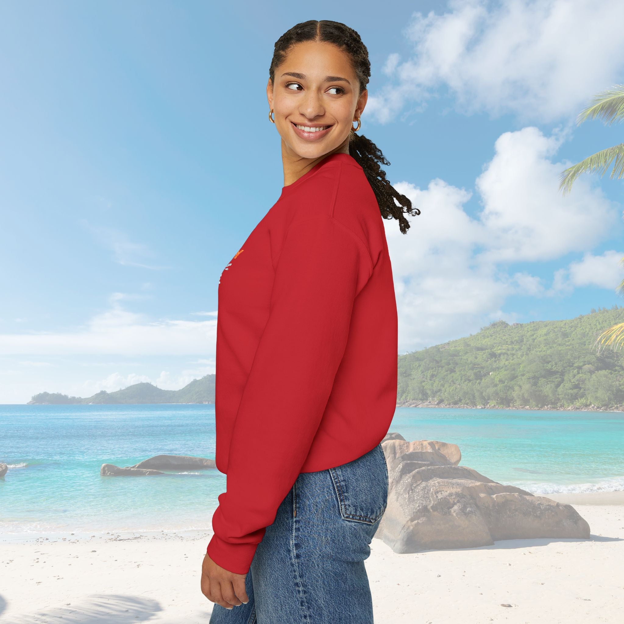 I'm The Funny One Embroidered Unisex Heavy Blend™ Crewneck Sweatshirt - Irie Blues Boutique