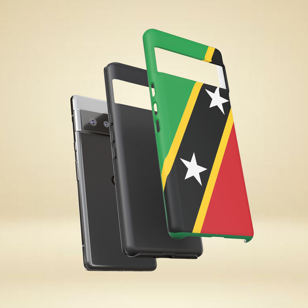 Saint Kitts and Nevis Flag Tough Phone Case -USVI Protective Phone Cover, Caribbean Flag Design, Flag Lover Gift, Island Phone Accessories, - Irie Blues Boutique