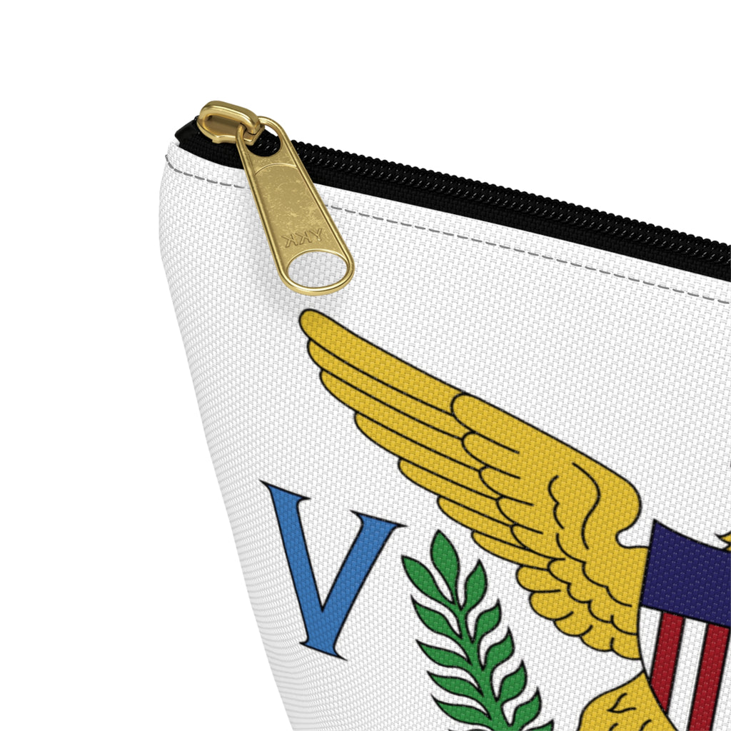 US Virgin Islands Accessory Pouch with T-Bottom